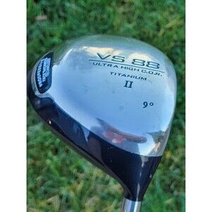VS 88 Ultra High C.O.R. Titanium II 9* Driver Stiff Graphite Shaft New Grip